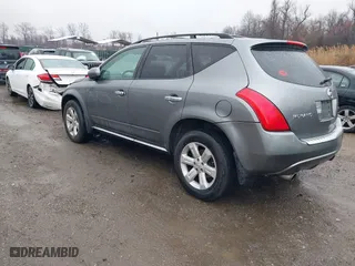 2007 Nissan Murano SL with VIN JN8AZ08W67W600701, listed as a IAAI auction lot 41859713 with 181,443 mi miles. Bid and sale history available at carsss.com. Image 3.