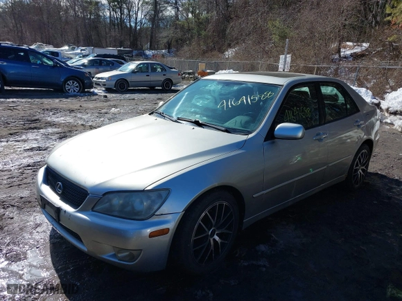 2005 Lexus IS 300 Sport with VIN JTHBD192750100402, listed as a IAAI auction lot 41641588 with 209,767 mi miles. Bid and sale history available at carsss.com. Image 16.