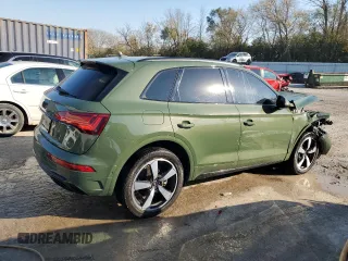 2022 Audi Q5 S line Prestige with VIN WA1FAAFYXN2044880, listed as a Copart auction lot 77042164 with 56,638 mi miles and Salvage Title. Bid and sale history available at carsss.com. Image 3.
