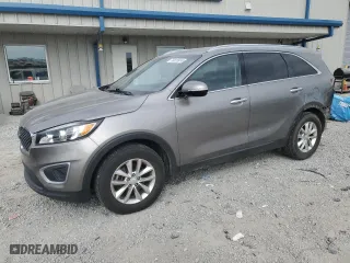 2018 Kia Sorento LX V6 with VIN 5XYPG4A52JG384841, listed as a Copart auction lot 76878914 with 111,861 mi miles and Salvage Title. Bid and sale history available at carsss.com. Image 1.