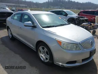 2010 Buick LaCrosse CX with VIN 1G4GB5EG6AF306013, listed as a IAAI auction lot 41766956 with 132,789 mi miles. Bid and sale history available at carsss.com. Image 1.