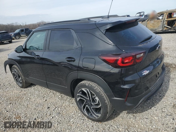2025 Chevrolet TrailBlazer RS with VIN KL79MTSL9SB008123, listed as a Copart auction lot 42805165 with 10,744 mi miles and Salvage Title. Bid and sale history available at carsss.com. Image 2.