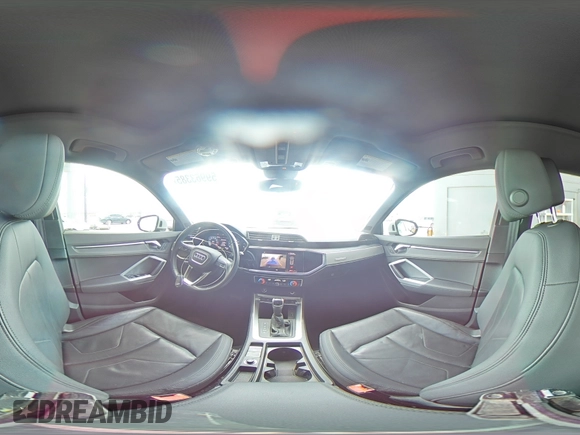 2021 Audi Q3 S line Premium with VIN WA1DECF3XM1045978, listed as a Copart auction lot 59963385 with 43,074 mi miles and Salvage title. Bid and sale history available at DreamBid. Image 15.