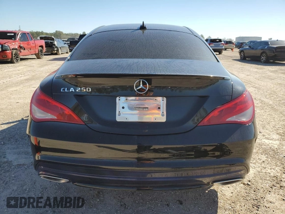 2018 Mercedes-Benz CLA 250 with VIN WDDSJ4EB3JN550732, listed as a Copart auction lot 41481194 with 46,832 mi miles and . Bid and sale history available at DreamBid. Image 6.