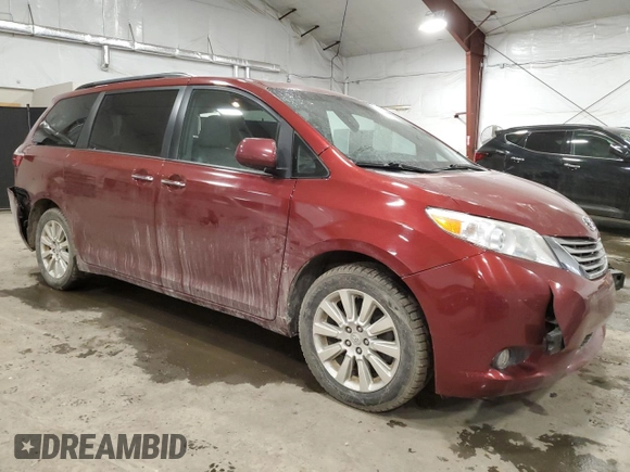 2015 Toyota Sienna Ltd with VIN 5TDDK3DC6FS118478, listed as a Copart auction lot 47100715 with 137,236 mi miles and Salvage Title. Bid and sale history available at carsss.com. Image 4.