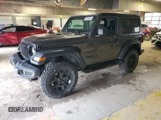 2023 Jeep Wrangler Willys z VIN 1C4HJXAG6PW530632, wystawiony jako Copart lot #54783035 z przebiegiem 6 451 mil mil oraz Szkoda całkowita • Salvage title. Historia ofert i sprzedaży dostępna na DreamBid. Obrazek 1.
