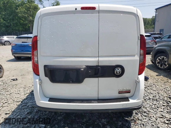 2022 Ram ProMaster City Cargo Tradesman with VIN ZFBHRFABXN6W34970, listed as a Copart auction lot 60870505 with 66,325 mi miles and Salvage title. Bid and sale history available at DreamBid. Image 6.