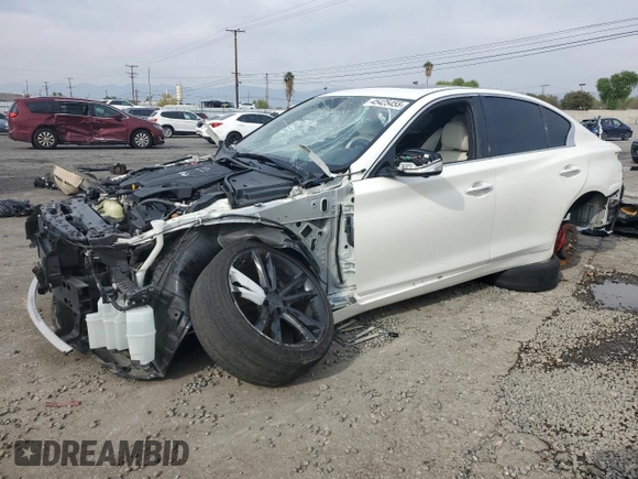 2020 Infiniti Q50 Red Sport 400 с VIN JN1FV7AP8LM630087, выставлен на аукционе Copart как лот 45425455 с пробегом 55 597 миль миль и Списание • Salvage title. История ставок и продаж доступна на DreamBid. Изображение 1.