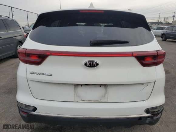 2020 Kia Sportage LX with VIN KNDPM3AC1L7815543, listed as a Copart auction lot 50355985 with 66,420 mi miles and Salvage Title. Bid and sale history available at carsss.com. Image 6.