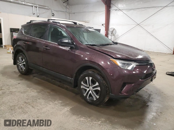 2017 Toyota RAV4 LE with VIN 2T3BFREVXHW638604, listed as a Copart auction lot 51671795 with 90,447 mi miles and Salvage Title. Bid and sale history available at carsss.com. Image 4.