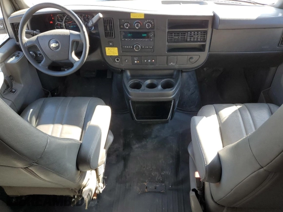 2019 Chevrolet Express Cargo Van with VIN 1GCWGAFG2K1305187, listed as a Copart auction lot 44961535 with 16,054 mi miles and Clean Title. Bid and sale history available at carsss.com. Image 8.