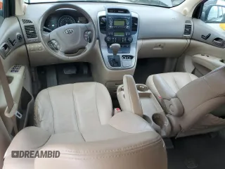 2009 Kia Sedona EX with VIN KNDMB233396299667, listed as a Copart auction lot 80186774 with 197,328 mi miles and Salvage Title. Bid and sale history available at carsss.com. Image 8.