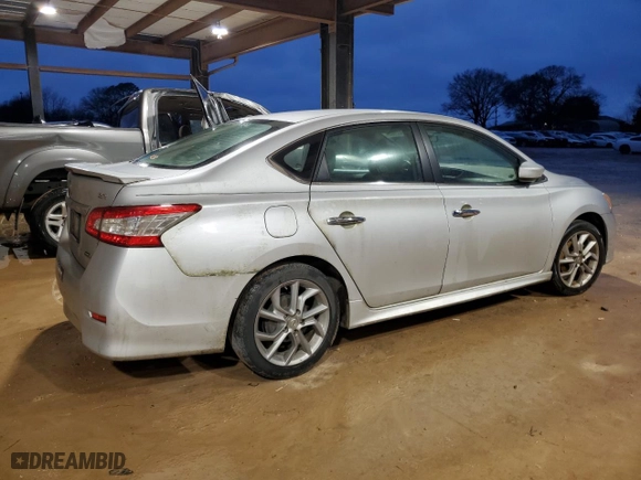 2013 Nissan Sentra SR with VIN 3N1AB7AP4DL747390, listed as a Copart auction lot 44932865 with 192,507 mi miles and Salvage Title. Bid and sale history available at carsss.com. Image 3.