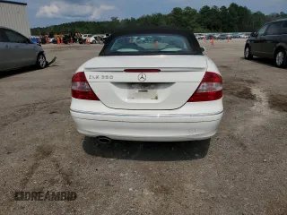 2006 Mercedes-Benz CLK-Class 3.5L with VIN WDBTK56H56F178542, listed as a Copart auction lot 67476684 with 126,404 mi miles and Salvage Title. Bid and sale history available at carsss.com. Image 6.
