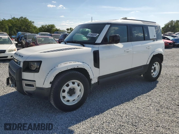 2023 Land Rover Defender S with VIN SALEJ7EX5P2110681, listed as a Copart auction lot 41668255 with 24,668 mi miles and Non repairable. Bid and sale history available at DreamBid. Image 1.