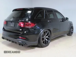 2021 Mercedes-Benz GLC with VIN W1N0G6EB2MF948257, listed as a Copart auction lot 46902315 with 83,942 mi miles and Clean Title. Bid and sale history available at carsss.com. Image 3.