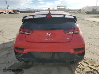 2022 Hyundai Veloster N with VIN KMHT36AH8NU013358, listed as a Copart auction lot 83589574 with 0 mi miles and Salvage Title. Bid and sale history available at carsss.com. Image 6.