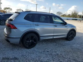 2023 Volkswagen Tiguan SE R-Line Black with VIN 3VVCB7AX4PM054406, listed as a Copart auction lot 85553844 with 0 mi miles and Salvage Title. Bid and sale history available at carsss.com. Image 3.