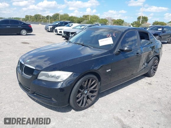 2007 BMW 3 Series 328i with VIN WBAVA33597PV67611, listed as a IAAI auction lot 41856072 with 209,720 mi miles and . Bid and sale history available at DreamBid. Image 2.