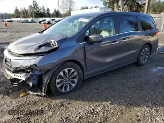 2022 Honda Odyssey EX-L with VIN 5FNRL6H74NB060729, listed as a Copart auction lot 46912765 with 41,023 mi miles and Salvage Title. Bid and sale history available at DreamBid. Image 1.
