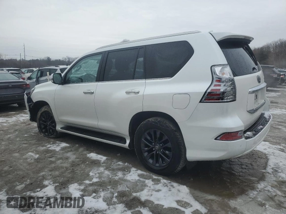 2023 Lexus GX with VIN JTJAM7BX1P5341932, listed as a Copart auction lot 46938075 with 27,315 mi miles and Salvage Title. Bid and sale history available at carsss.com. Image 2.