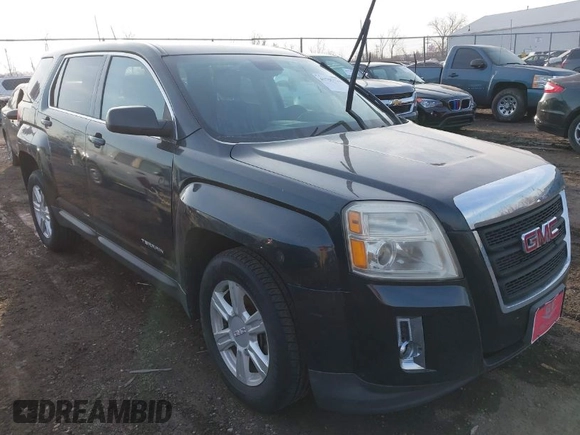 2014 GMC Terrain SLE with VIN 2GKALMEK6E6309004, listed as a IAAI auction lot 41795734 with 136,248 mi miles. Bid and sale history available at carsss.com. Image 1.