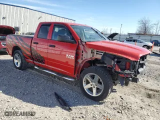 2014 Ram 1500 Express with VIN 1C6RR7FT4ES330833, listed as a Copart auction lot 49374805 with 130,986 mi miles and Salvage Title. Bid and sale history available at carsss.com. Image 4.