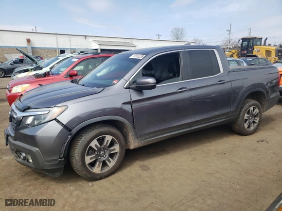 2017 Honda Ridgeline RTL-T with VIN 5FPYK3F63HB025201, listed as a Copart auction lot 52683535 with 0 mi miles and Salvage Title. Bid and sale history available at carsss.com. Image 1.