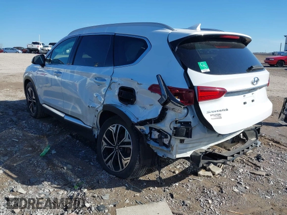 2019 Hyundai Santa Fe Limited with VIN 5NMS53AD4KH006013, listed as a IAAI auction lot 41411439 with 54,007 mi miles. Bid and sale history available at carsss.com. Image 3.