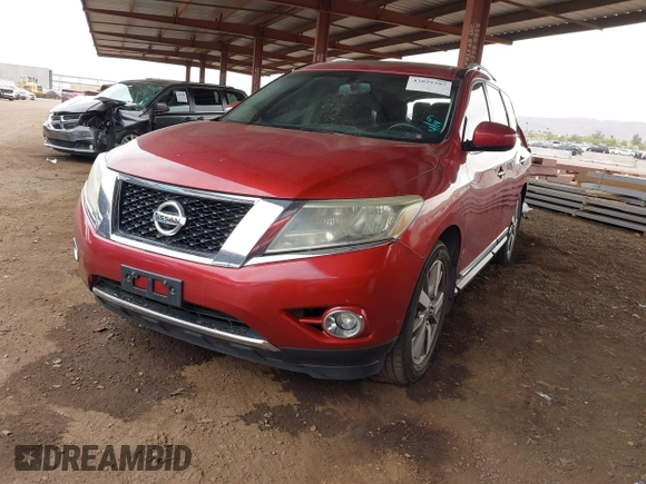 2014 Nissan Pathfinder SL with VIN 5N1AR2MM7EC644602, listed as a IAAI auction lot 42029397 with 124,145 mi miles. Bid and sale history available at carsss.com. Image 17.