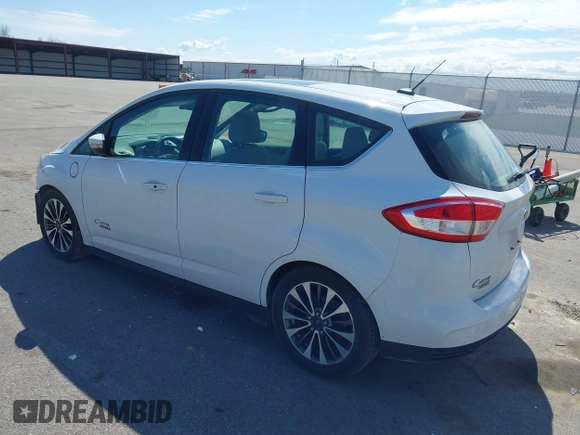 2017 Ford C-Max Energi Titanium with VIN 1FADP5FU4HL101319, listed as a IAAI auction lot 41837912 with 158,536 mi miles. Bid and sale history available at carsss.com. Image 3.