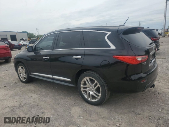 2013 Infiniti JX35 with VIN 5N1AL0MN4DC302540, listed as a Copart auction lot 55790725 with 190,042 mi miles and Clean Title. Bid and sale history available at DreamBid. Image 2.
