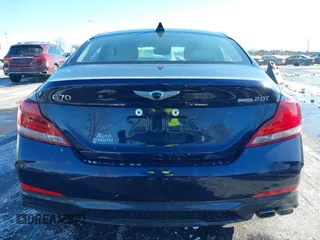 2019 Genesis G70 2.0T Advanced with VIN KMTG64LA0KU036566, listed as a IAAI auction lot 41263302 with 23,331 mi miles. Bid and sale history available at carsss.com. Image 16.