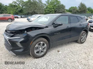 2024 Chevrolet Blazer LT with VIN 3GNKBCR44RS173091, listed as a Copart auction lot 62020955 with 12,755 mi miles and Salvage title. Bid and sale history available at DreamBid. Image 1.