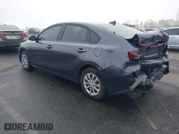 2022 Kia Forte LXS with VIN 3KPF24AD9NE463704, listed as a IAAI auction lot 41632704 with 54,418 mi miles. Bid and sale history available at carsss.com. Image 3.