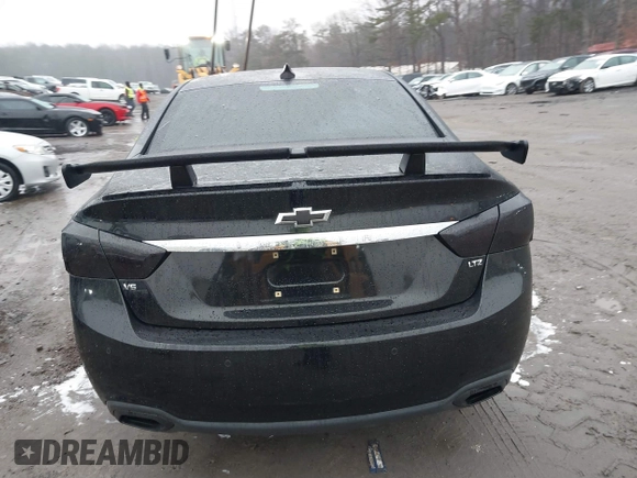 2016 Chevrolet Impala LTZ with VIN 2G1145S36G9124571, listed as a IAAI auction lot 41495837 with 141,106 mi miles. Bid and sale history available at carsss.com. Image 16.