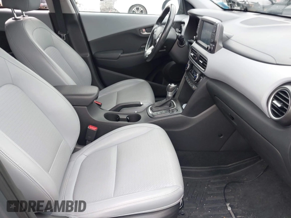 2020 Hyundai Kona Limited with VIN KM8K3CA5XLU396152, listed as a IAAI auction lot 42165576 with 35,260 mi miles. Bid and sale history available at carsss.com. Image 5.