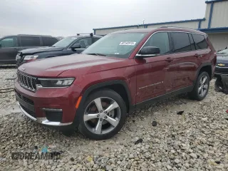 2021 Jeep Grand Cherokee Limited z VIN 1C4RJKBG1M8163290, wystawiony jako Copart lot #52142915 z przebiegiem 59 984 mil mil oraz Szkoda całkowita • Salvage title. Historia ofert i sprzedaży dostępna na DreamBid. Obrazek 1.