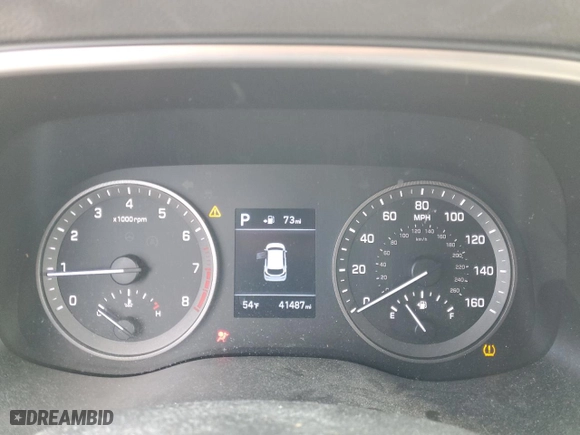 2019 Hyundai Tucson SE with VIN KM8J23A43KU963466, listed as a Copart auction lot 50600265 with 41,487 mi miles and Salvage Title. Bid and sale history available at carsss.com. Image 9.