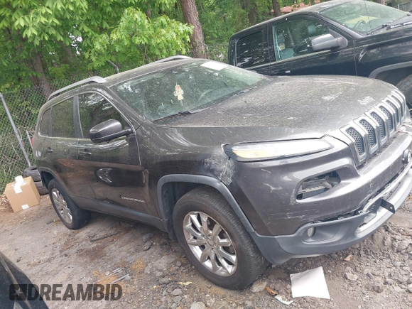 2015 Jeep Cherokee Limited with VIN 1C4PJMDS9FW635481, listed as a IAAI auction lot 42118784 with 154,776 mi miles. Bid and sale history available at carsss.com. Image 12.
