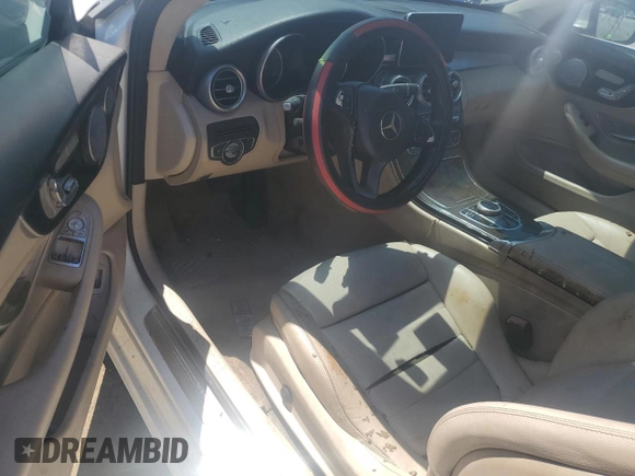2018 Mercedes-Benz C 300 with VIN WDDWJ4JB8JF758851, listed as a Copart auction lot 55482035 with 98,945 mi miles and Clean title. Bid and sale history available at DreamBid. Image 8.