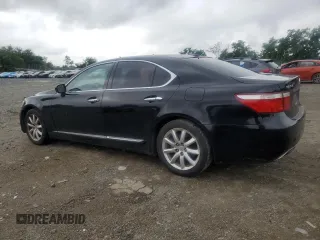 2008 Lexus LS 460 with VIN JTHBL46F485059066, listed as a Copart auction lot 64803835 with 198,520 mi miles and Salvage title. Bid and sale history available at DreamBid. Image 2.