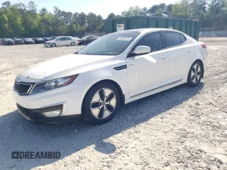 2013 Kia Optima Hybrid EX with VIN KNAGM4AD0D5045666, listed as a Copart auction lot 53345675 with 196,971 mi miles and Clean Title. Bid and sale history available at carsss.com. Image 1.