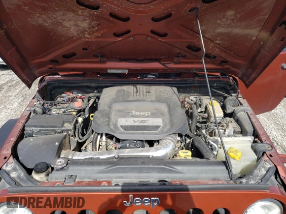 2014 Jeep Wrangler Sport with VIN 1C4AJWAG0EL184815, listed as a Copart auction lot 50307365 with 139,921 mi miles and Salvage title. Bid and sale history available at DreamBid. Image 12.