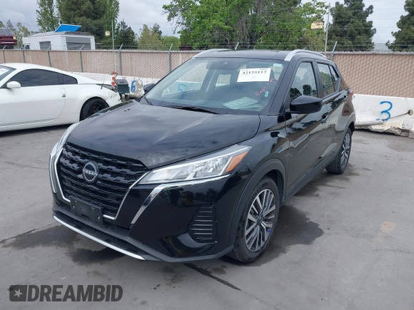 2024 Nissan Kicks SV with VIN 3N1CP5CV5RL491617, listed as a IAAI auction lot 42125112 with 25,965 mi miles. Bid and sale history available at carsss.com. Image 6.