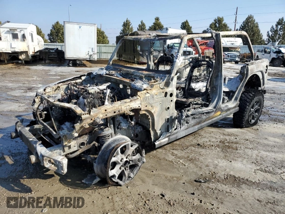 2023 Jeep Wrangler Willys Sport with VIN 1C4HJXDM5PW582884, listed as a Copart auction lot 46886015 with Not provided miles and Salvage title. Bid and sale history available at DreamBid. Image 1.