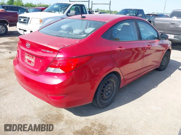 2017 Hyundai Accent SE with VIN KMHCT4AEXHU200728, listed as a IAAI auction lot 42015224 with 139,327 mi miles. Bid and sale history available at carsss.com. Image 4.