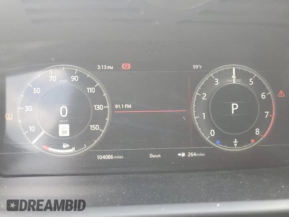 2018 Land Rover Discovery HSE with VIN SALRR2RV3JA051990, listed as a Copart auction lot 74060534 with 104,086 mi miles and Salvage Title. Bid and sale history available at carsss.com. Image 9.