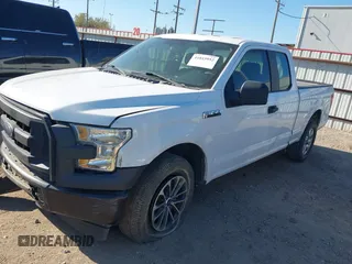 2017 Ford F-150 XL with VIN 1FTEX1C87HKD53036, listed as a IAAI auction lot 41815952 with 153,813 mi miles. Bid and sale history available at carsss.com. Image 2.
