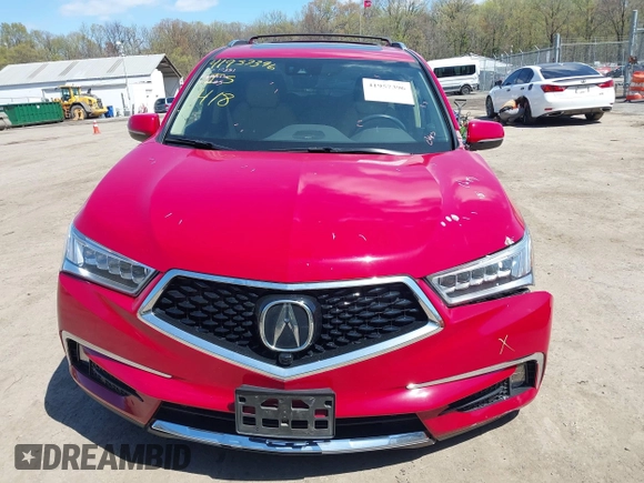 2018 Acura MDX w/Advance/Entertainment Pkg with VIN 5J8YD4H90JL006920, listed as a IAAI auction lot 41957396 with 58,832 mi miles. Bid and sale history available at carsss.com. Image 12.